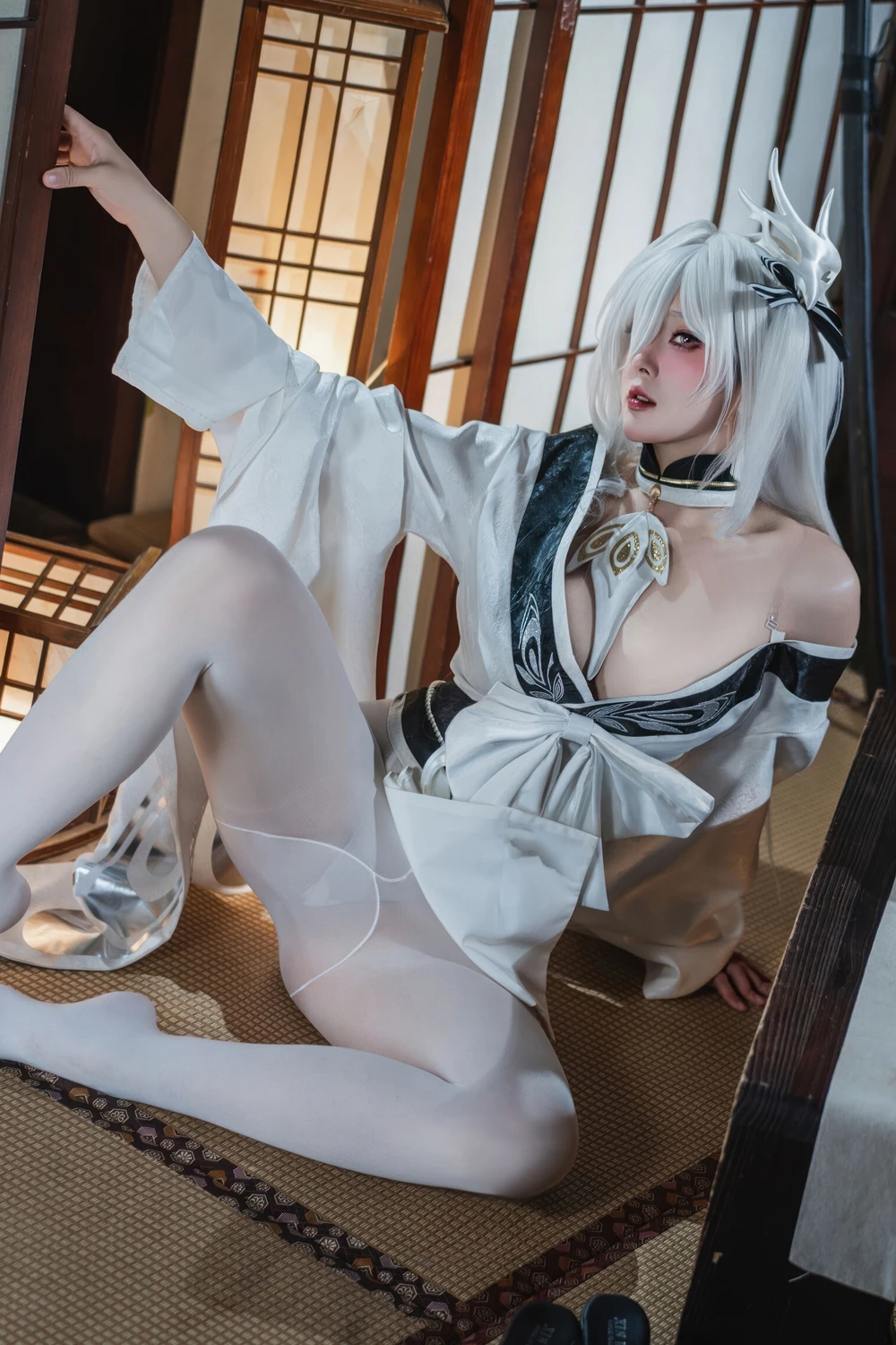Cosplay Natsuko夏夏子 – 碧蓝航线 白凤 和服 - P30