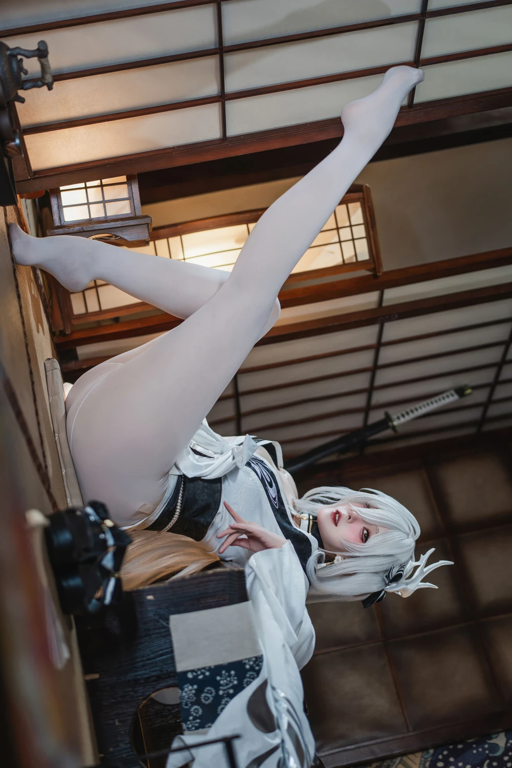 Cosplay Natsuko夏夏子 – 碧蓝航线 白凤 和服 - P32