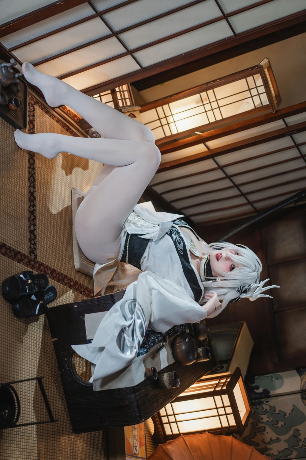 Cosplay Natsuko夏夏子 – 碧蓝航线 白凤 和服 - P33