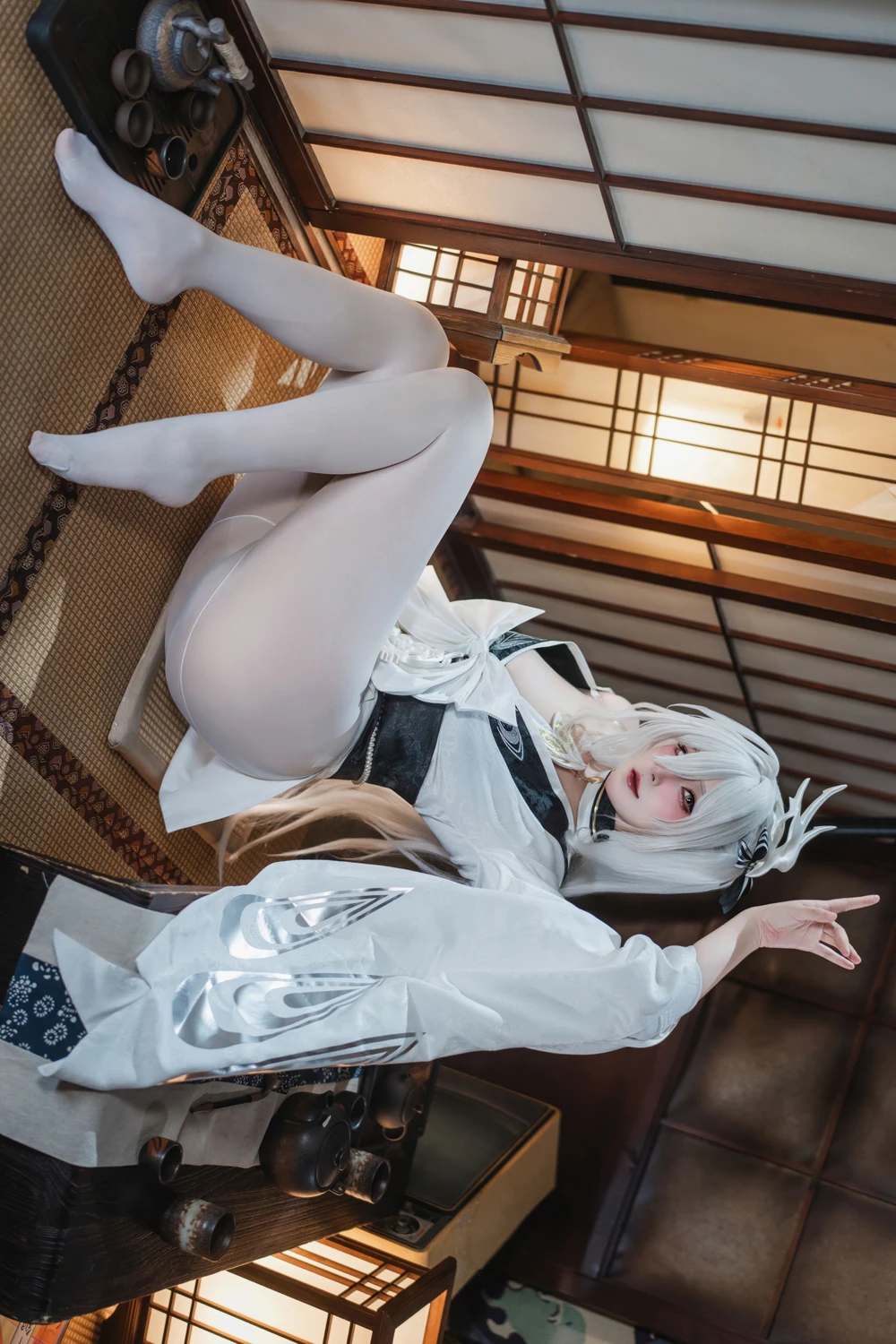 Cosplay Natsuko夏夏子 – 碧蓝航线 白凤 和服 - P34