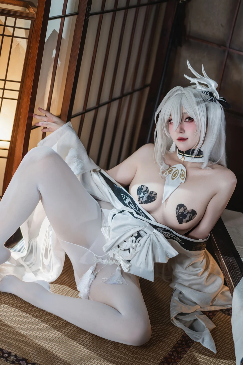 Cosplay Natsuko夏夏子 – 碧蓝航线 白凤 和服 - P56