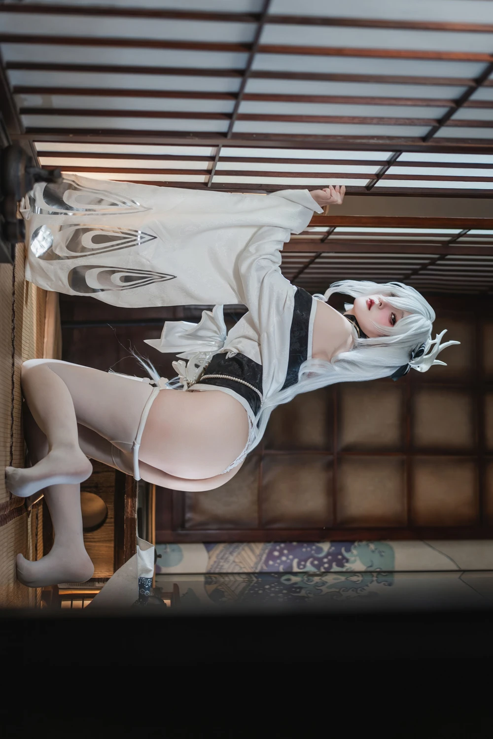 Cosplay Natsuko夏夏子 – 碧蓝航线 白凤 和服 - P61
