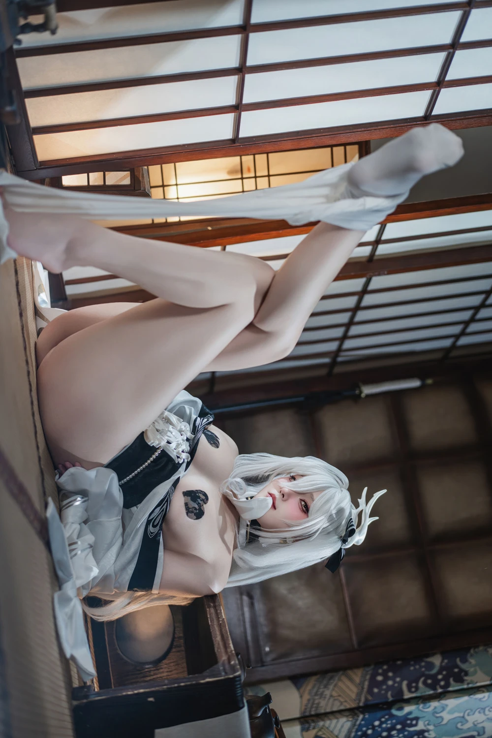 Cosplay Natsuko夏夏子 – 碧蓝航线 白凤 和服 - P78