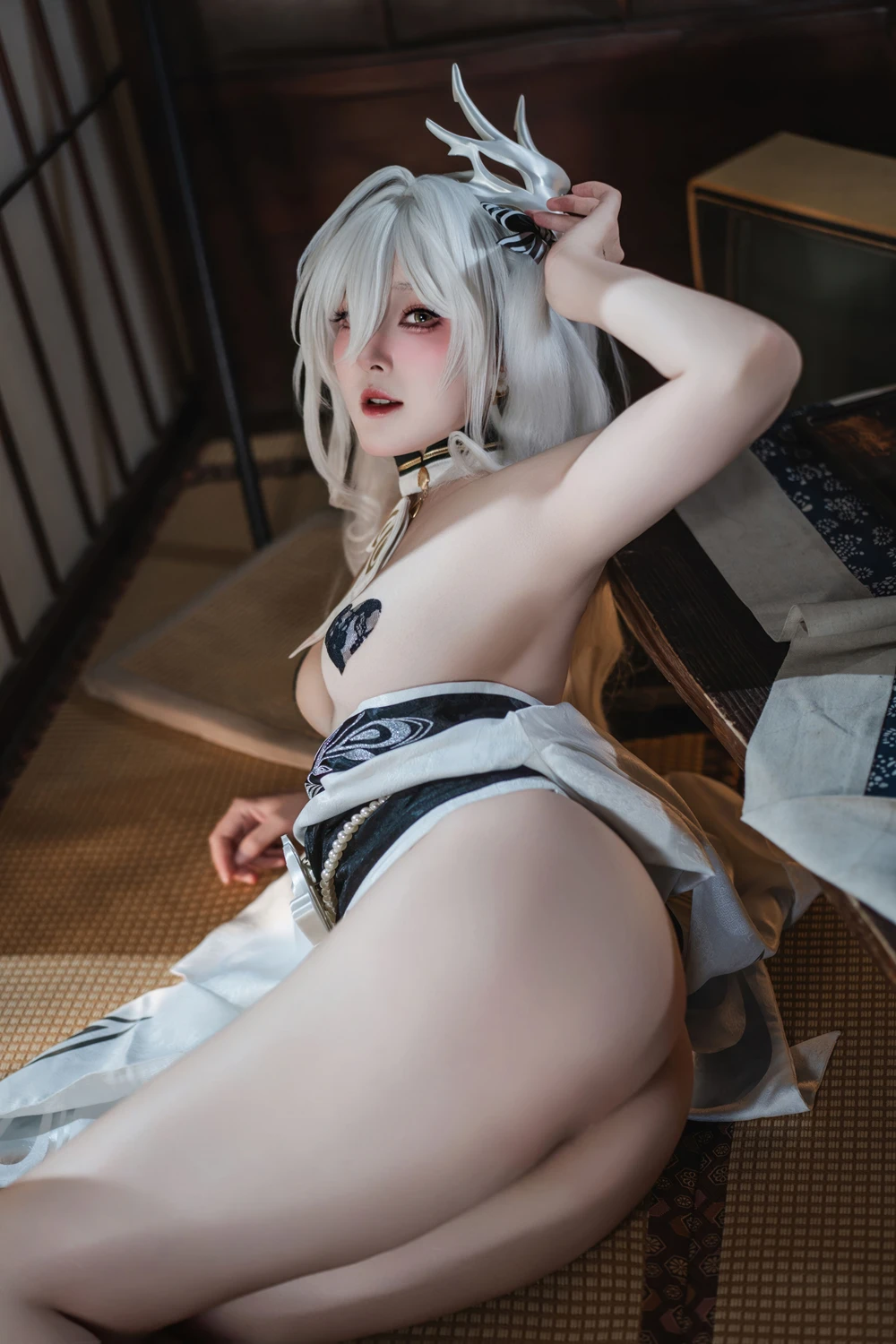 Cosplay Natsuko夏夏子 – 碧蓝航线 白凤 和服 - P89