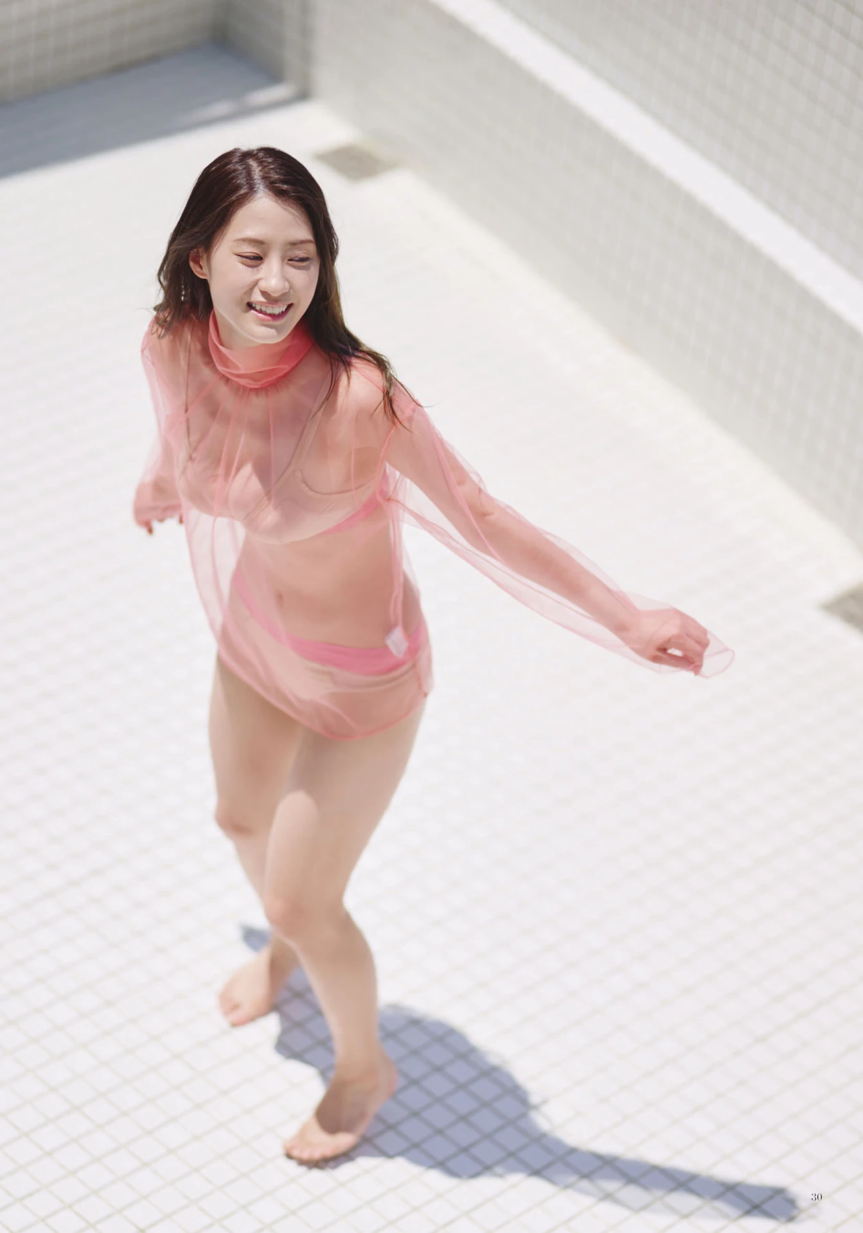 Ayano Sumida 澄田綾乃 – デジタル原色美女図鑑 「Seaside Terrace」 - P30