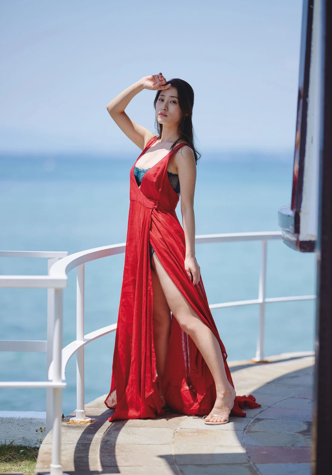 Ayano Sumida 澄田綾乃 – デジタル原色美女図鑑 「Seaside Terrace」 - P40