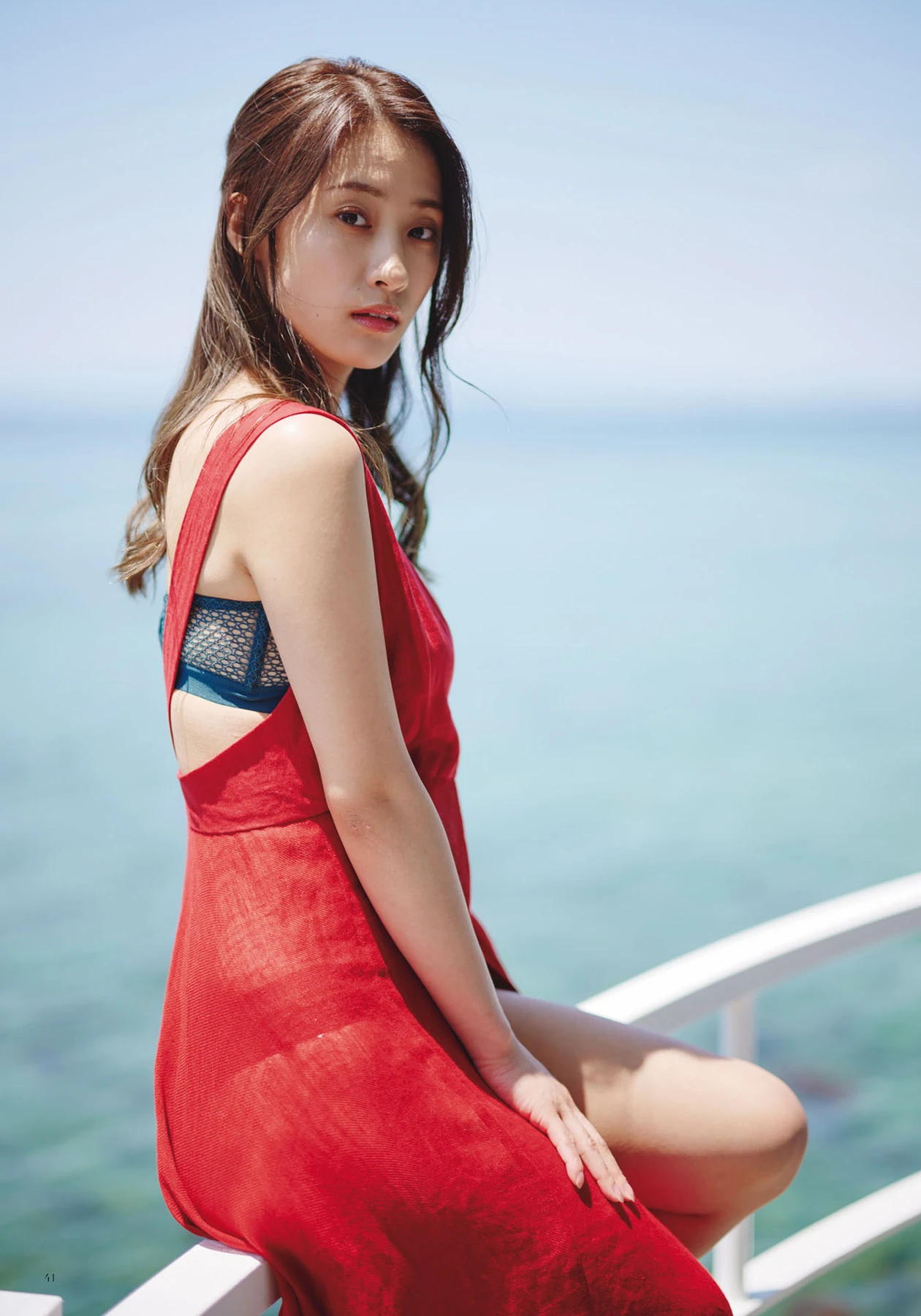 Ayano Sumida 澄田綾乃 – デジタル原色美女図鑑 「Seaside Terrace」 - P41