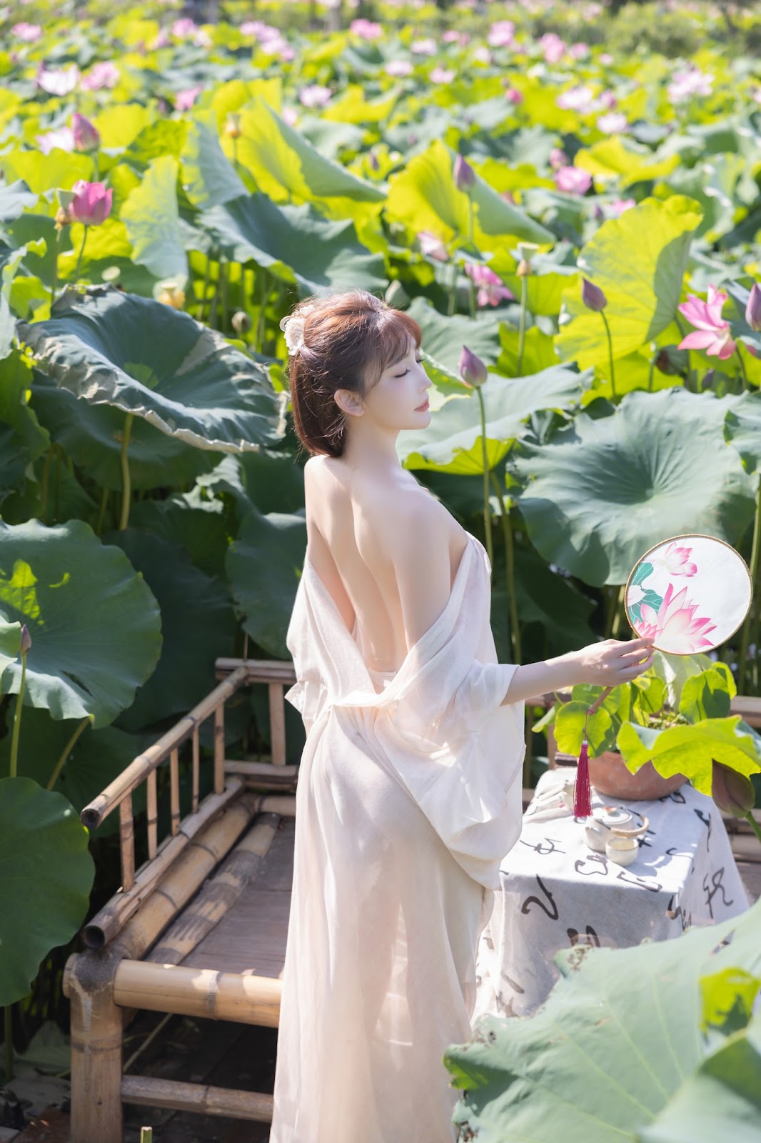 [内购无水印] Lu Xuan Xuan (陆萱萱) – 秀人网模特 荷花 - P58
