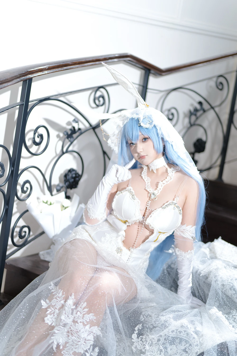 Cosplay Mercurius-i 露 – 碧蓝航线 花园 白雪之仪 - P12