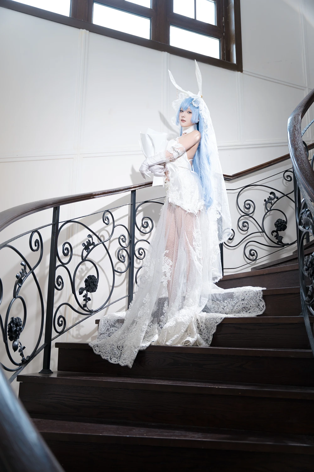 Cosplay Mercurius-i 露 – 碧蓝航线 花园 白雪之仪 - P1