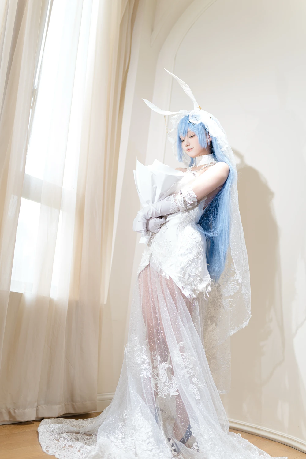 Cosplay Mercurius-i 露 – 碧蓝航线 花园 白雪之仪 - P26
