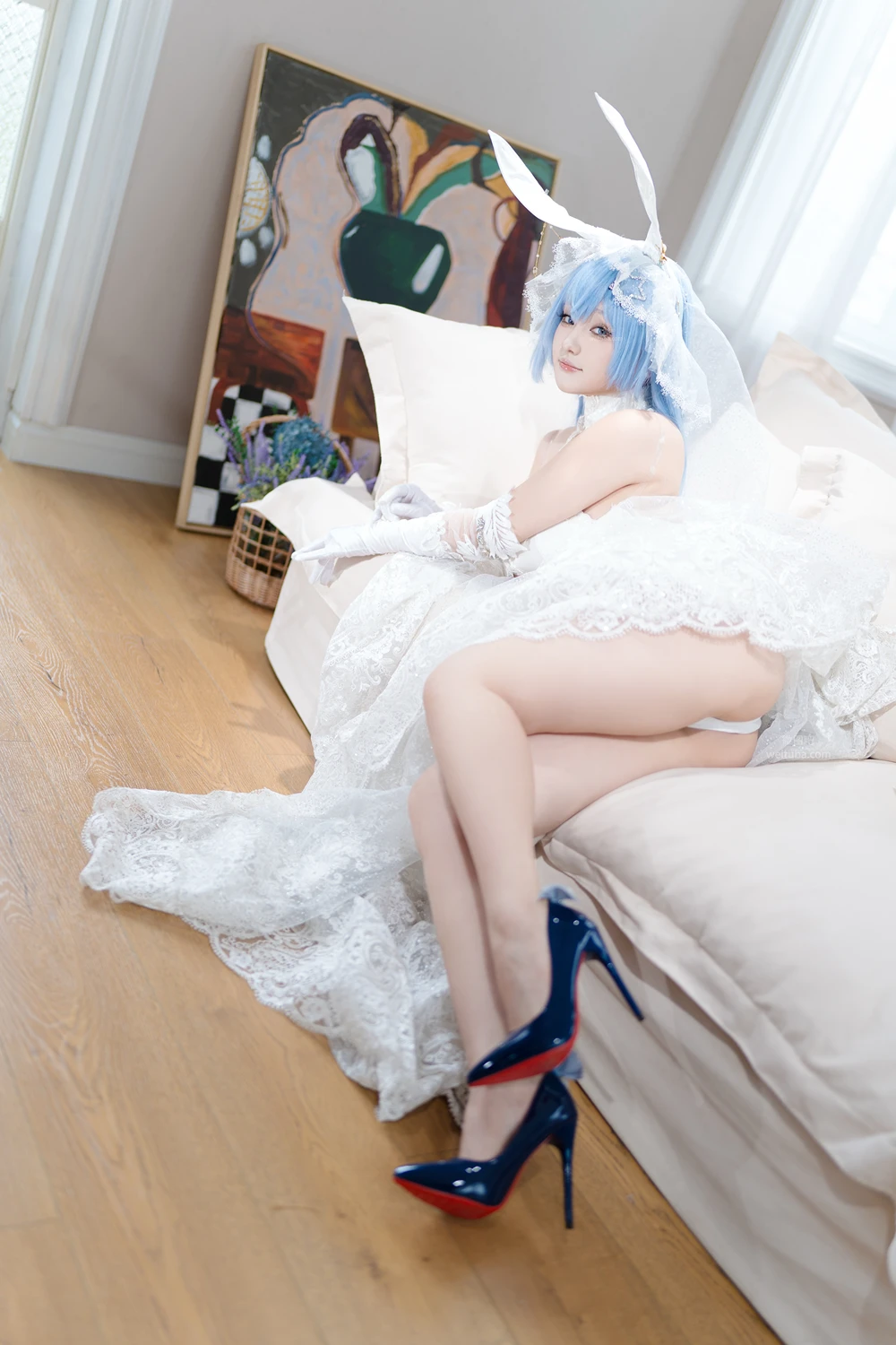Cosplay Mercurius-i 露 – 碧蓝航线 花园 白雪之仪 - P28