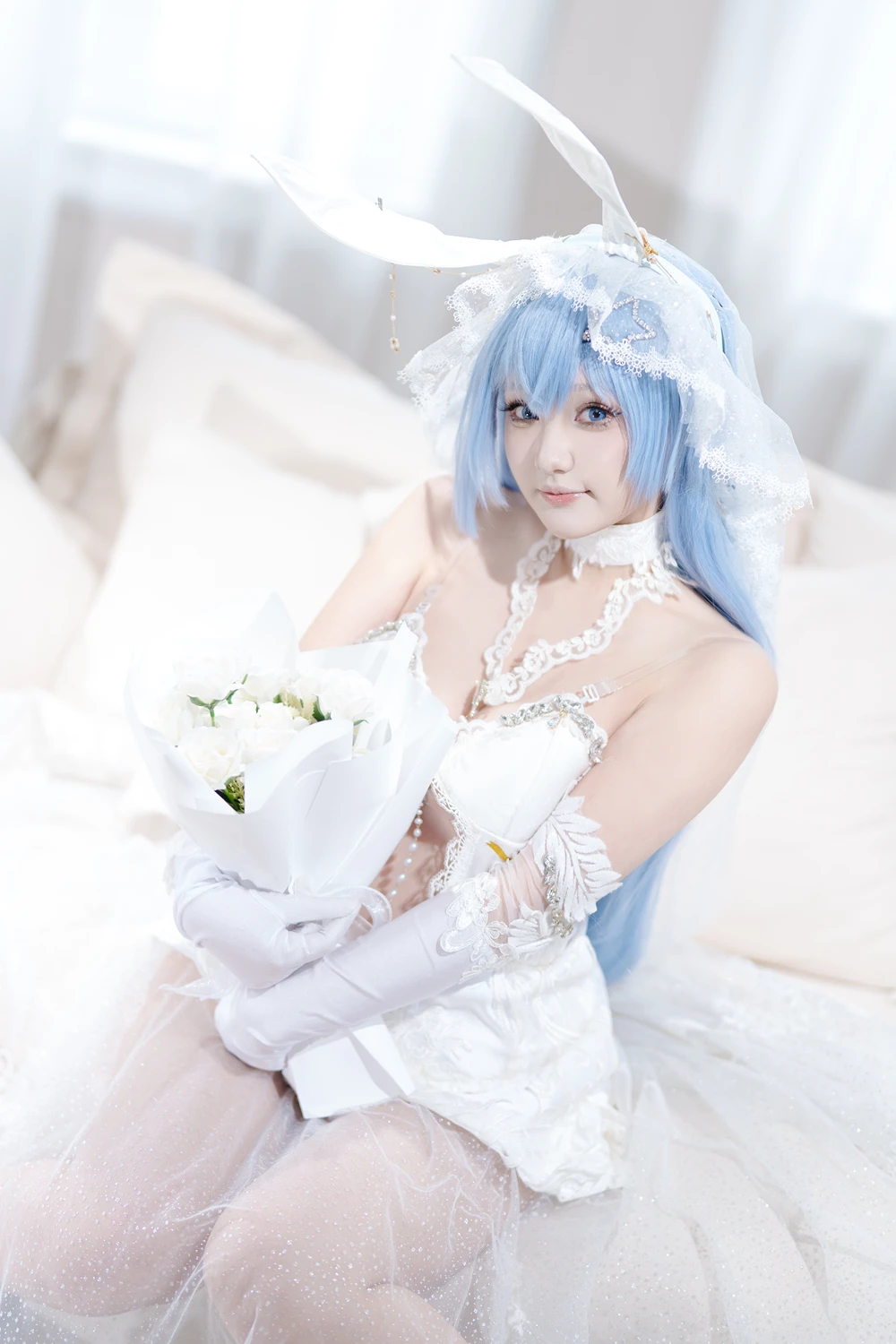 Cosplay Mercurius-i 露 – 碧蓝航线 花园 白雪之仪 - P31