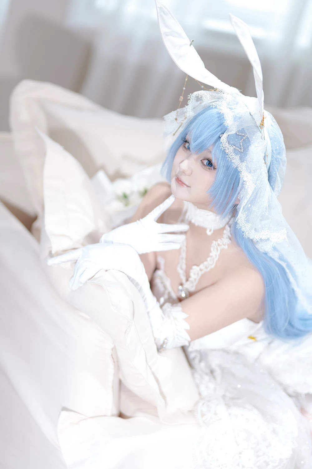 Cosplay Mercurius-i 露 – 碧蓝航线 花园 白雪之仪 - P33
