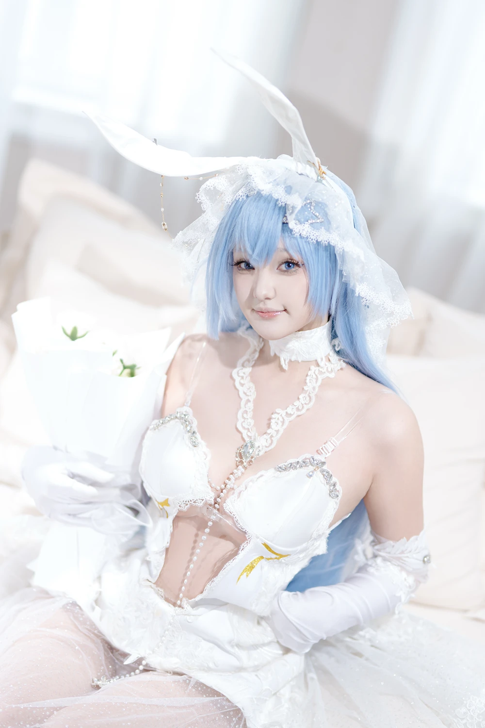 Cosplay Mercurius-i 露 – 碧蓝航线 花园 白雪之仪 - P34