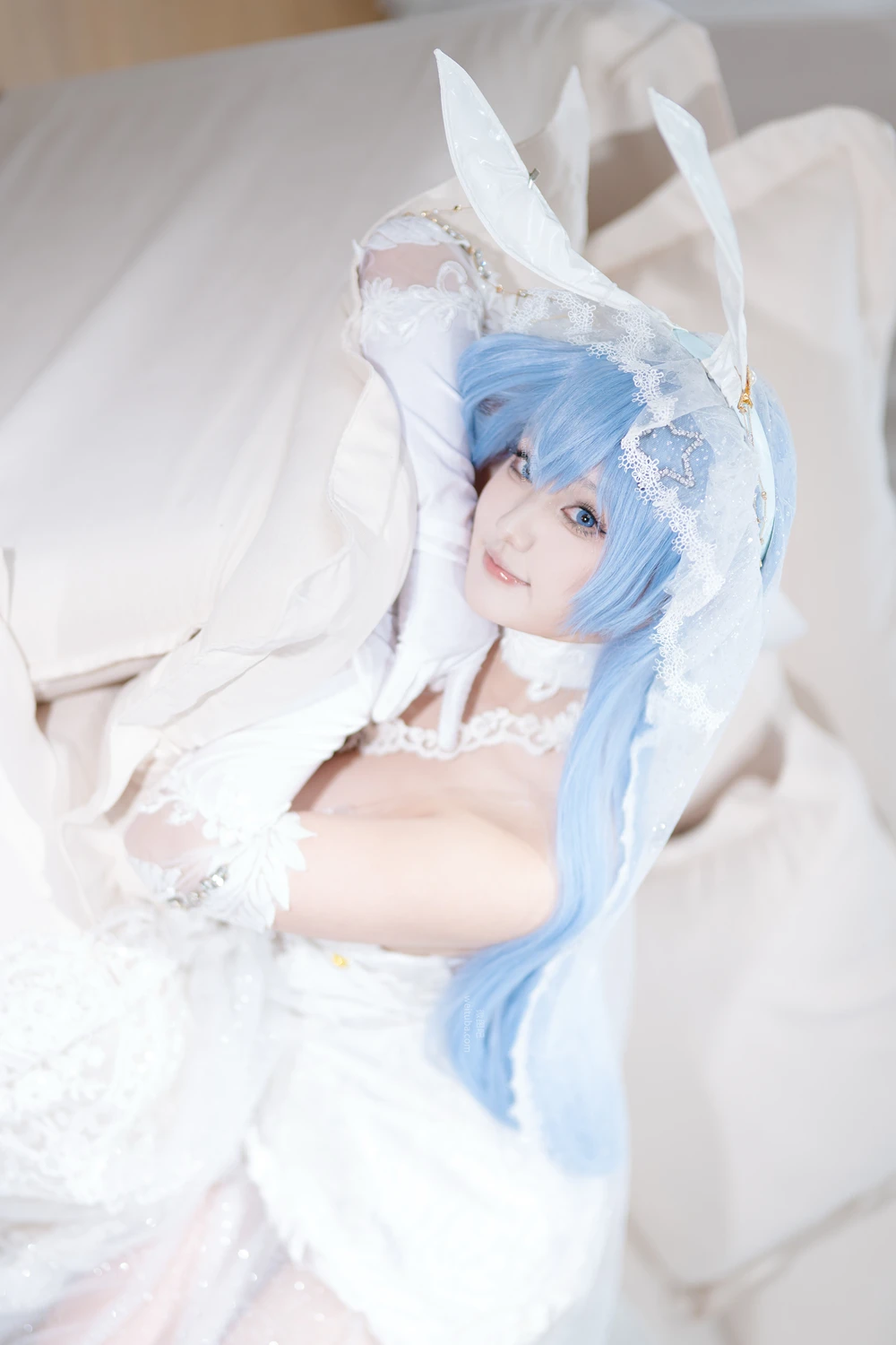 Cosplay Mercurius-i 露 – 碧蓝航线 花园 白雪之仪 - P35
