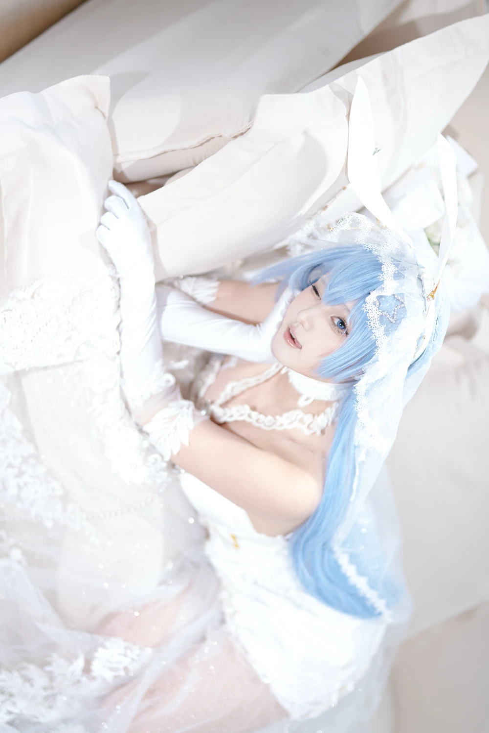 Cosplay Mercurius-i 露 – 碧蓝航线 花园 白雪之仪 - P36