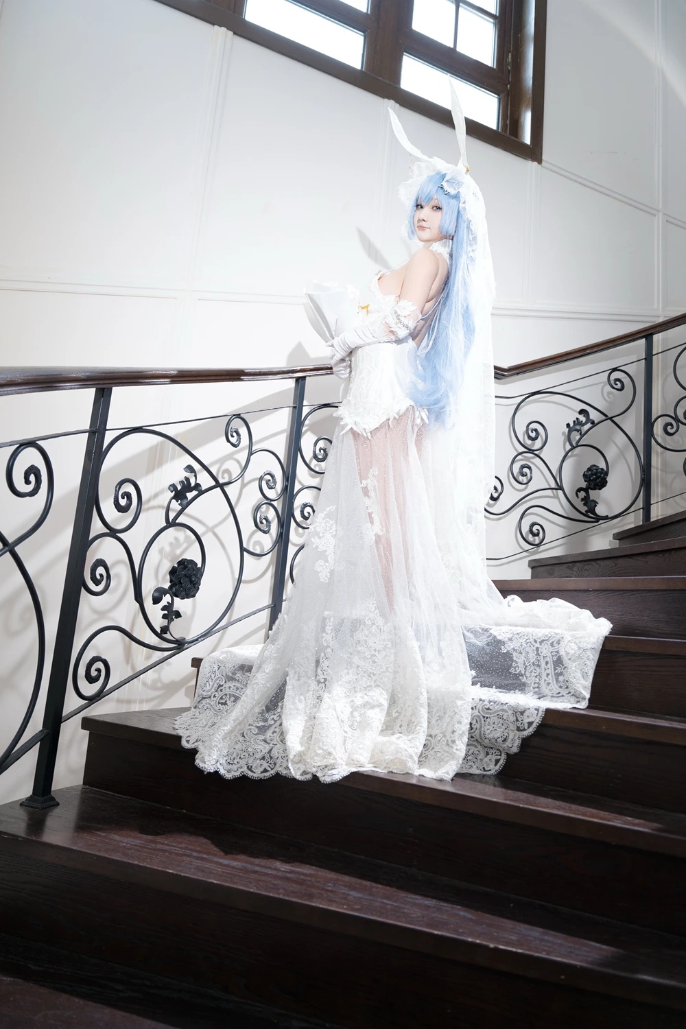 Cosplay Mercurius-i 露 – 碧蓝航线 花园 白雪之仪 - P3