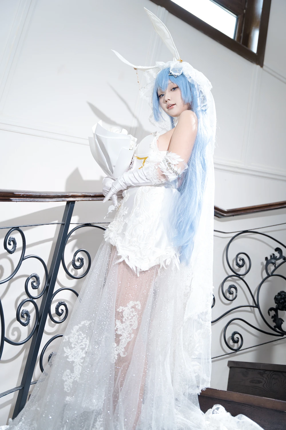 Cosplay Mercurius-i 露 – 碧蓝航线 花园 白雪之仪 - P4