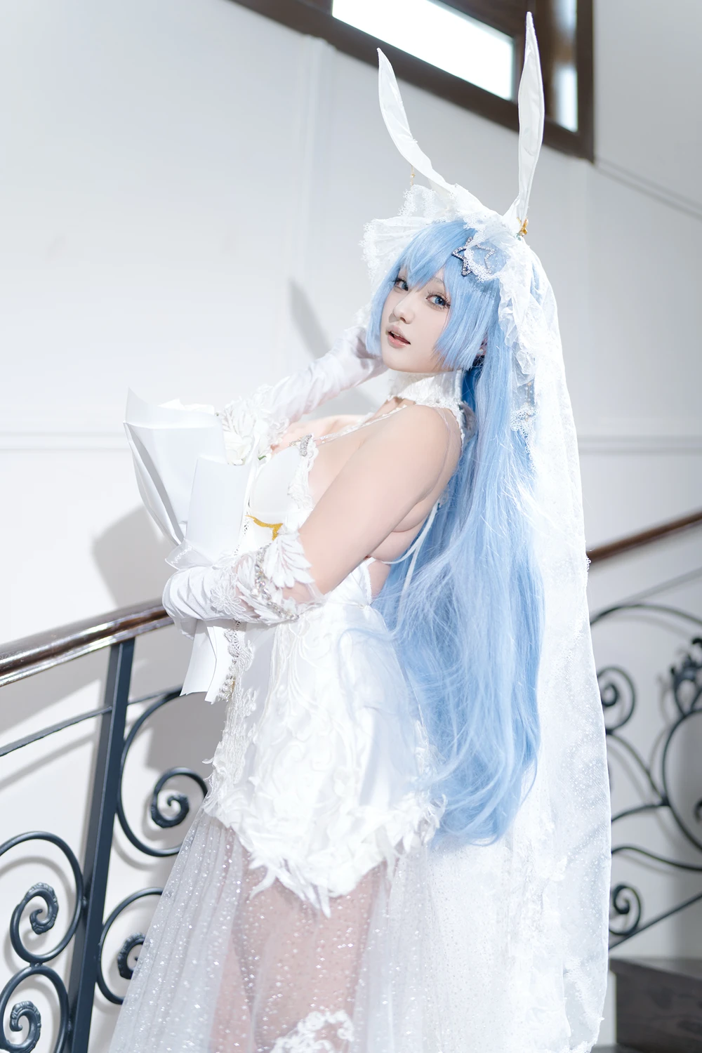 Cosplay Mercurius-i 露 – 碧蓝航线 花园 白雪之仪 - P5