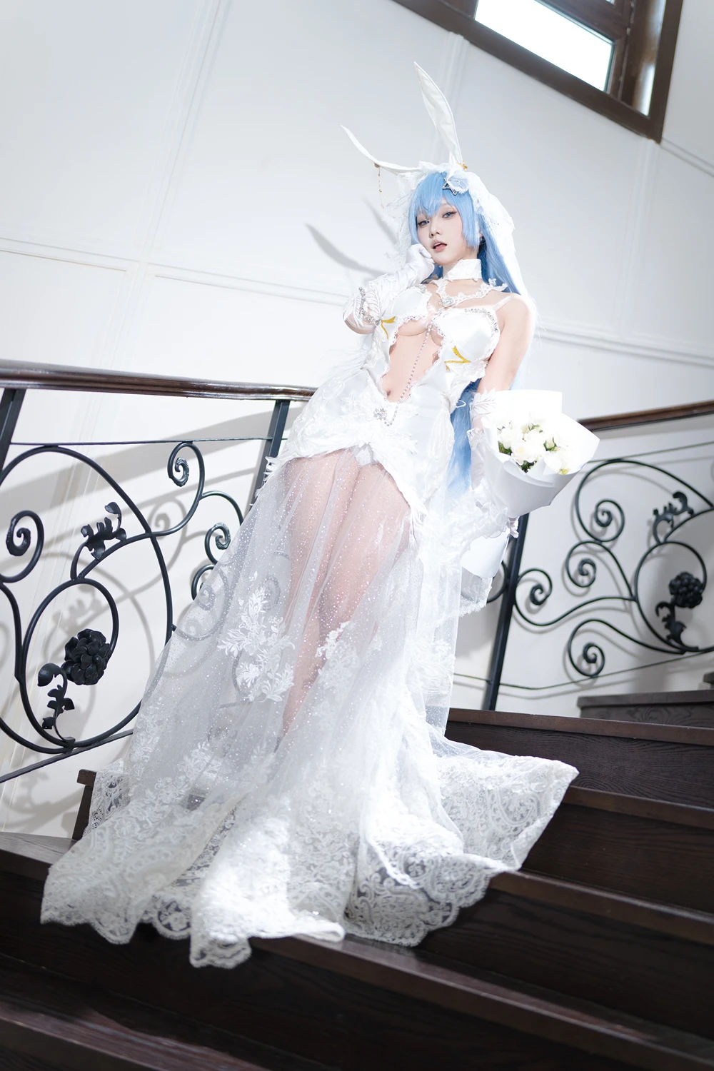 Cosplay Mercurius-i 露 – 碧蓝航线 花园 白雪之仪 - P6