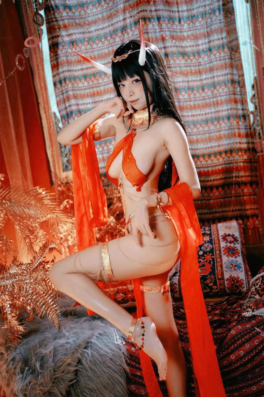 Cosplay 三無人型 – 碧蓝航线 能代 舞娘 - P21