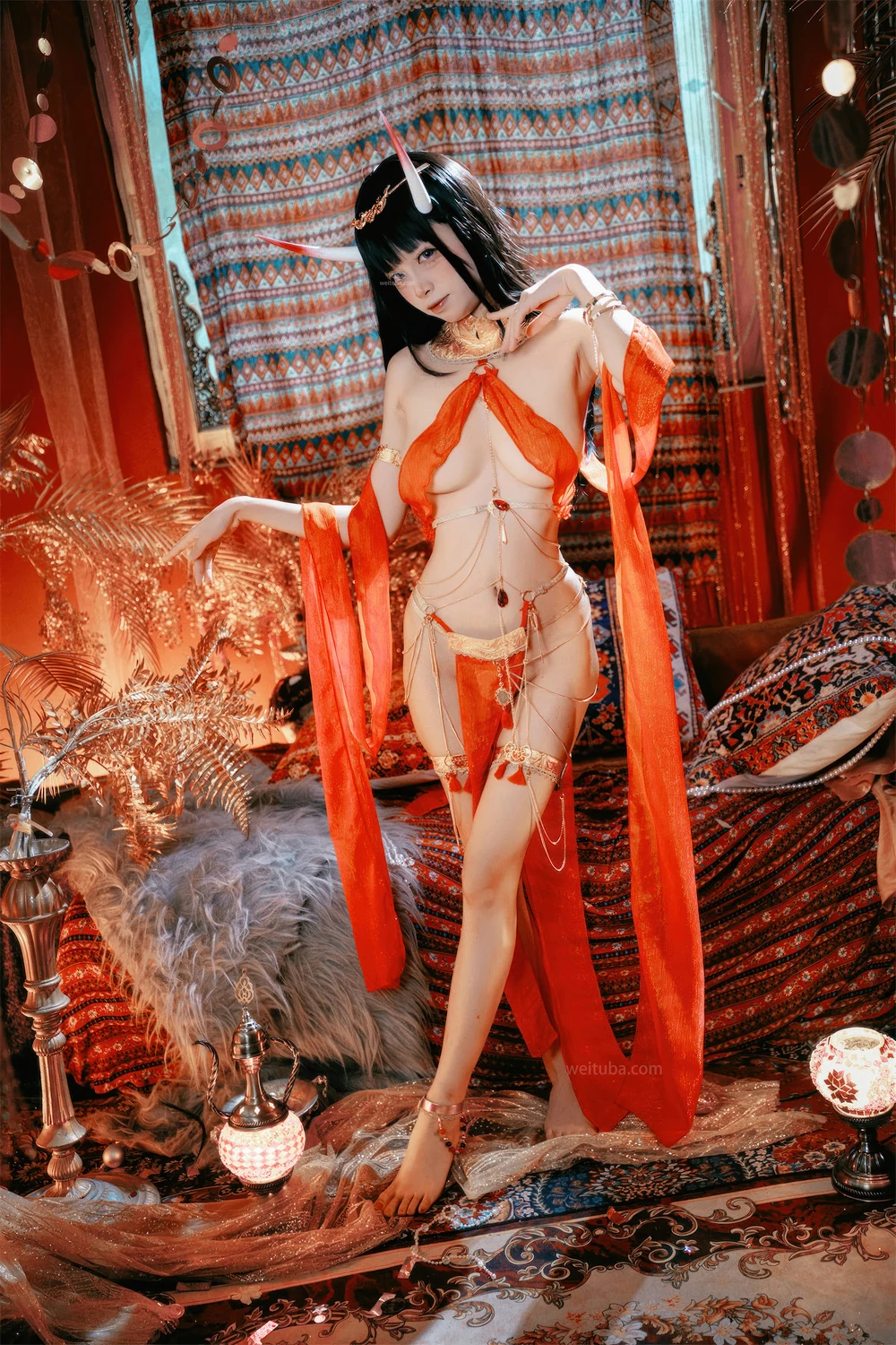 Cosplay 三無人型 – 碧蓝航线 能代 舞娘 - P22