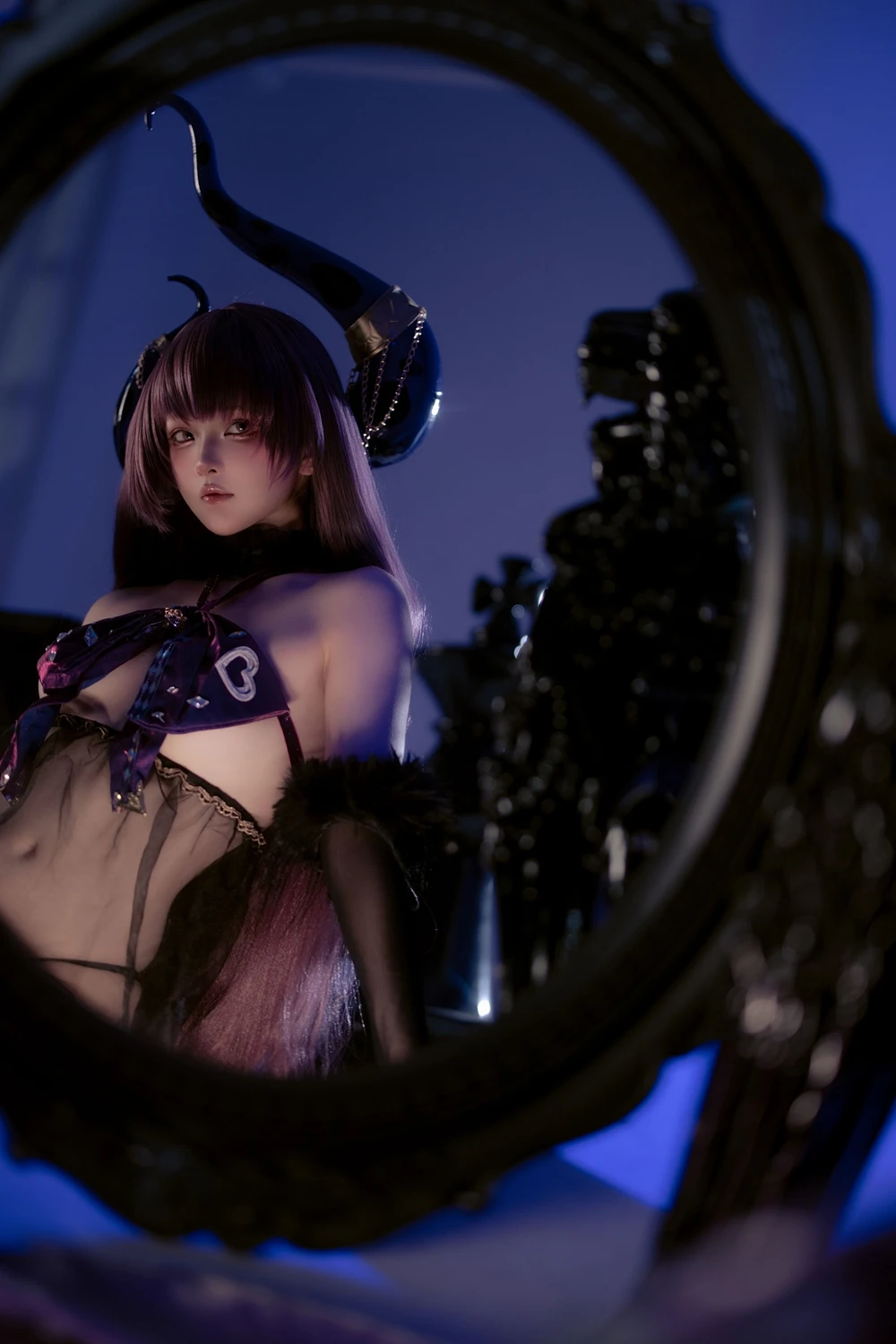 Cosplay 屿鱼 – 碧蓝航线 安妮女王 隐秘之拥的呼唤 - P25