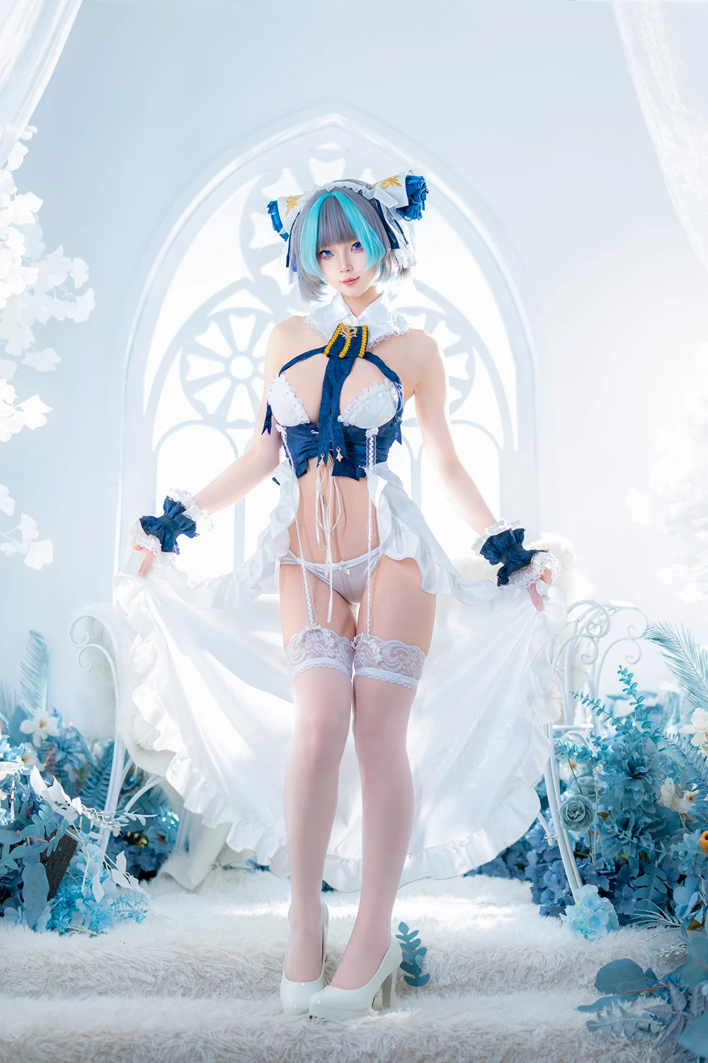 Cosplay 狐玖玖 – 柴郡睡衣 - P2