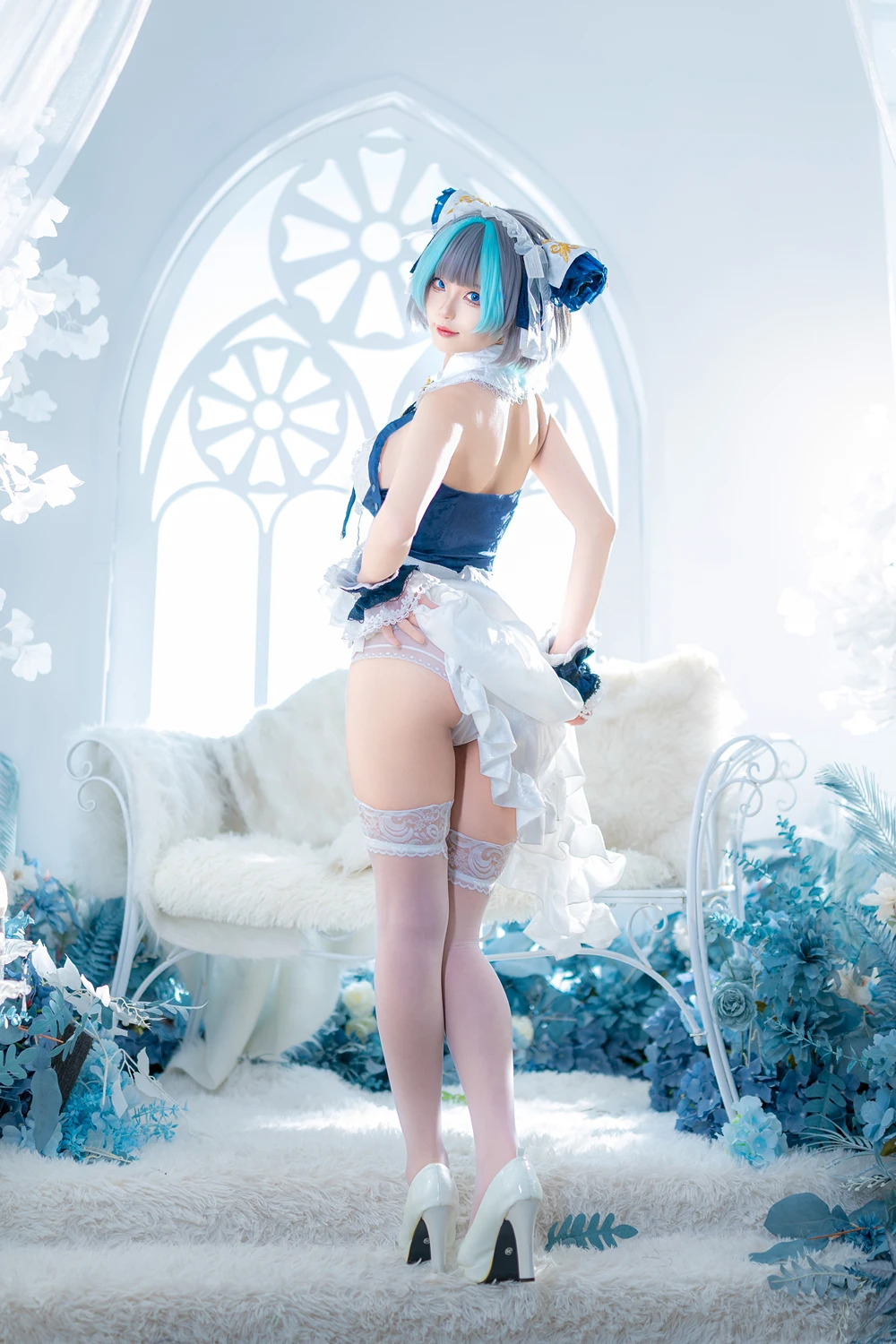 Cosplay 狐玖玖 – 柴郡睡衣 - P4