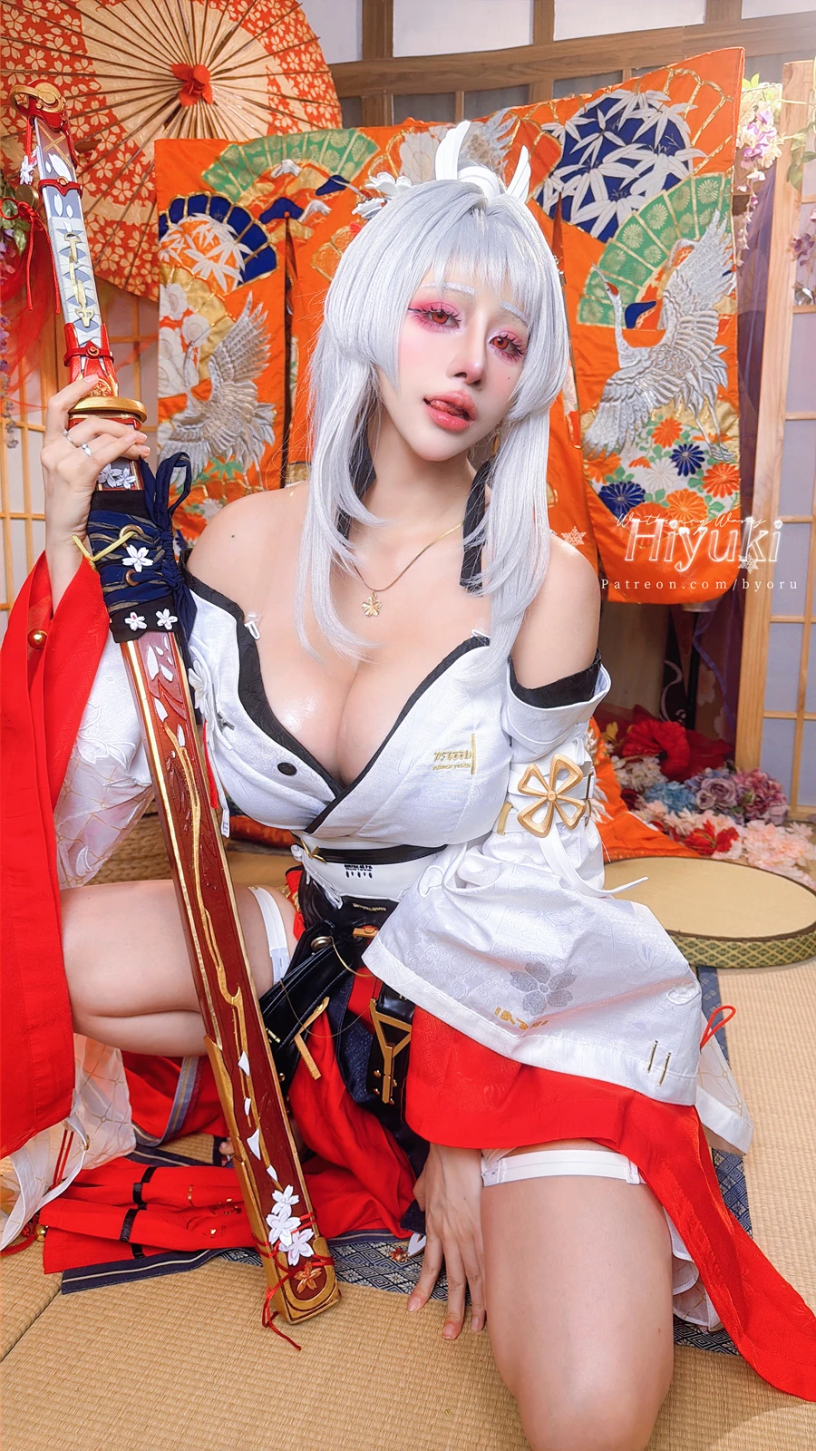 Cosplay 日本性感萝莉Byoru – Hiyuki 鸣潮 绯雪 - P49