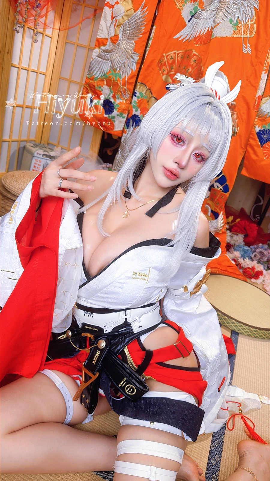 Cosplay 日本性感萝莉Byoru – Hiyuki 鸣潮 绯雪 - P51