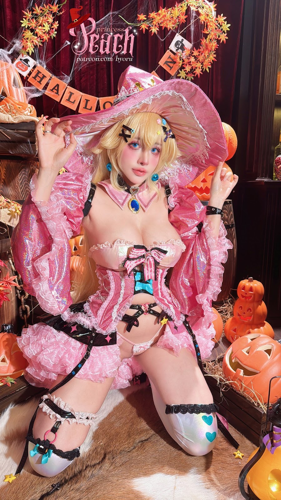 Coser@Byoru – Peach princess Witch - P1