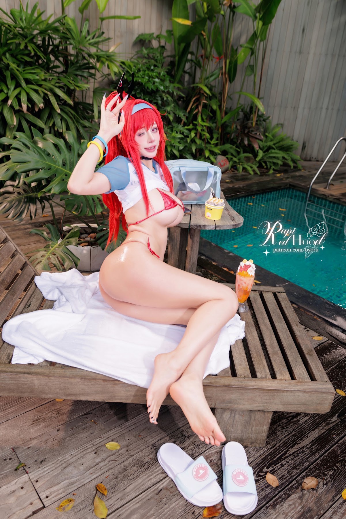 Coser@Byoru – Rapi Redhood summer&胜利女神 妮姬 拉毗小红帽 - P18