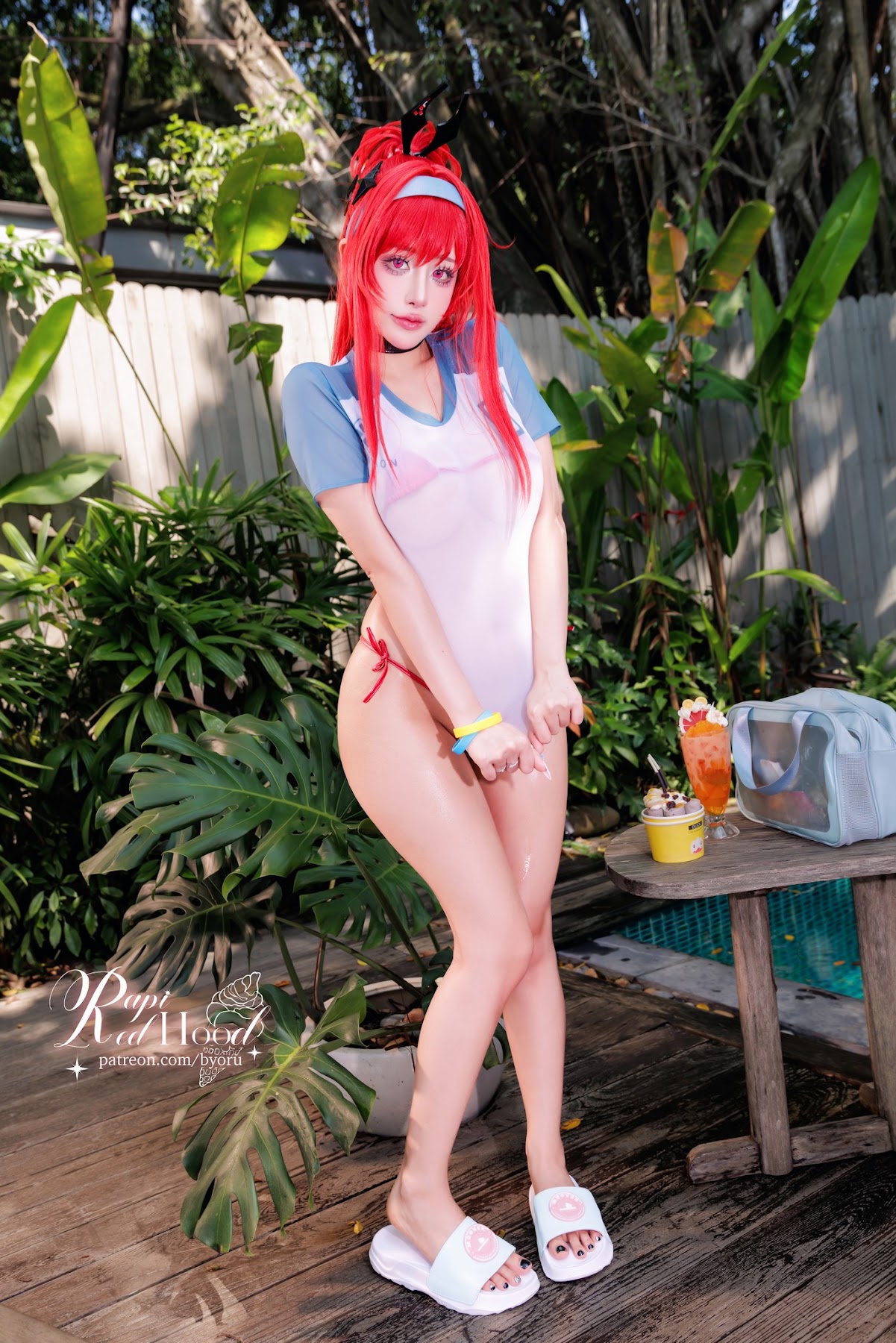 Coser@Byoru – Rapi Redhood summer&胜利女神 妮姬 拉毗小红帽 - P29