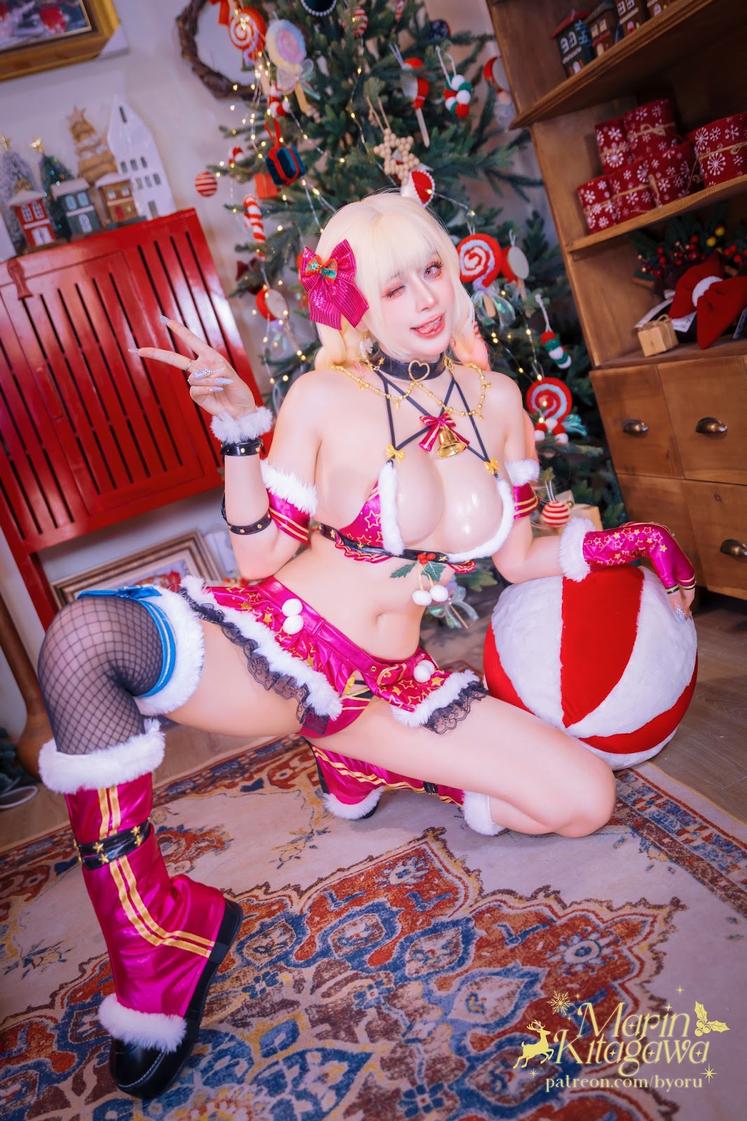 Coser@Byoru – Xmas Marin 更衣人偶坠入爱河 喜多川海梦圣诞 - P65