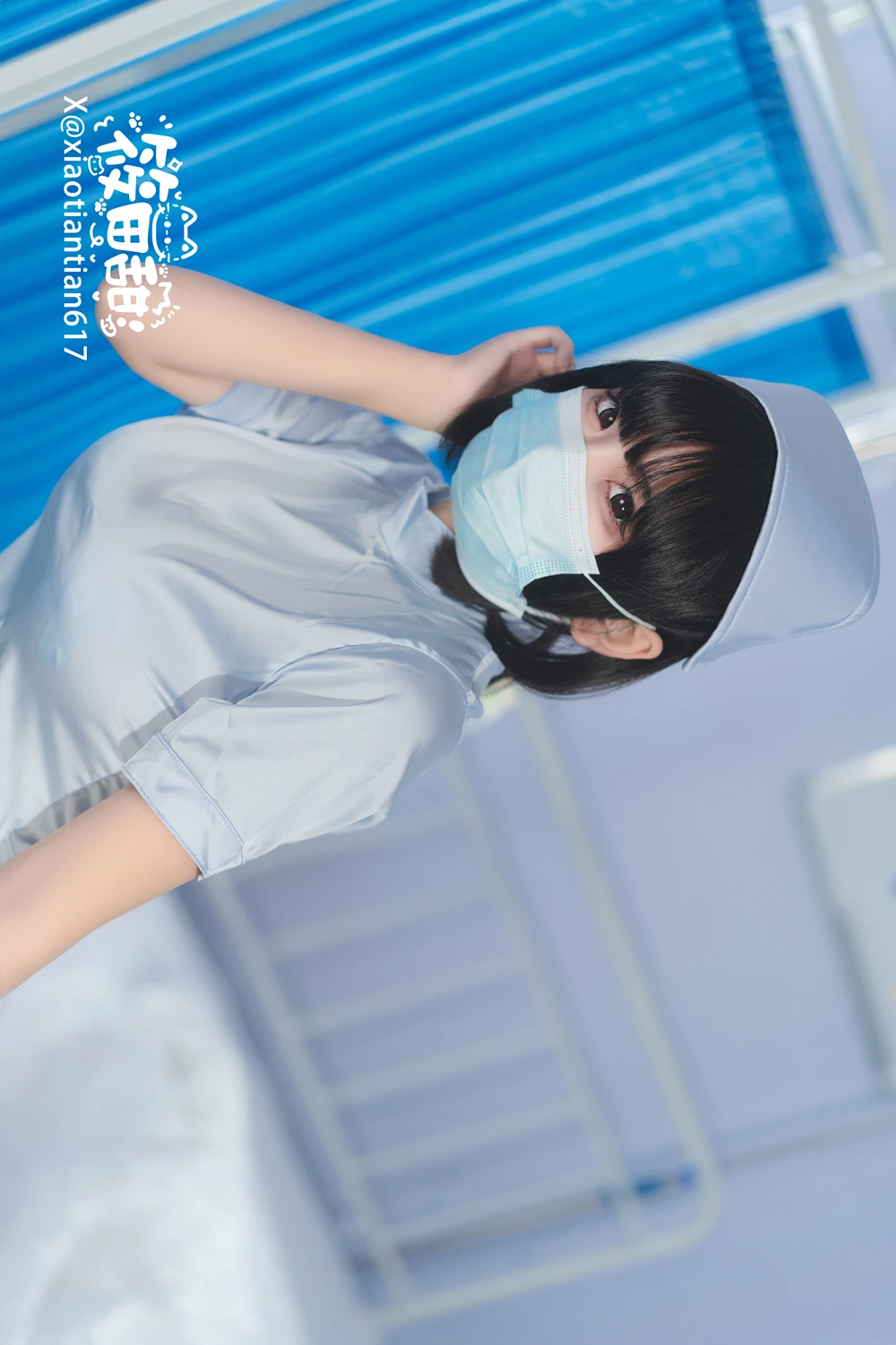 Cosplay 香草奶喵 – 蓝护士 - P5