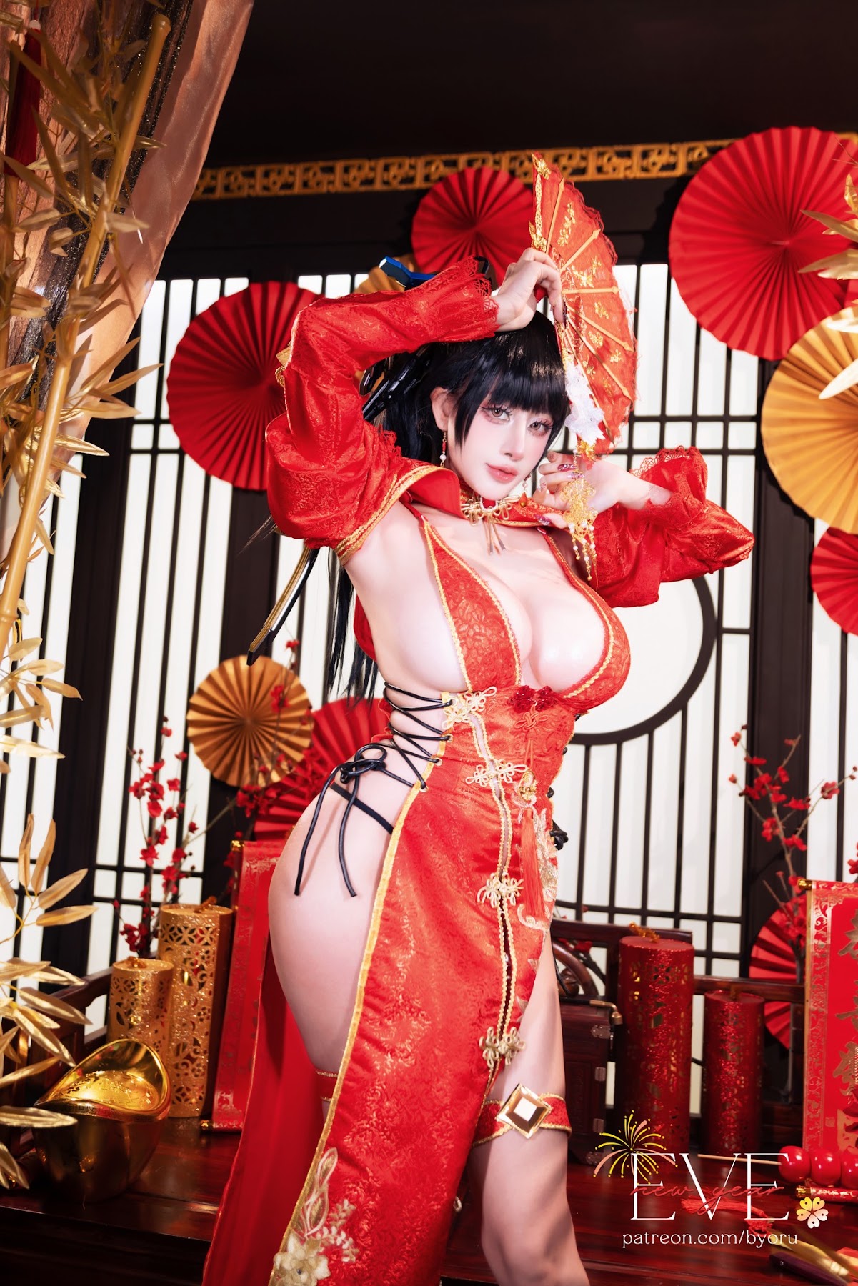 Coser@Byoru – Eve New Year Qipao - P17