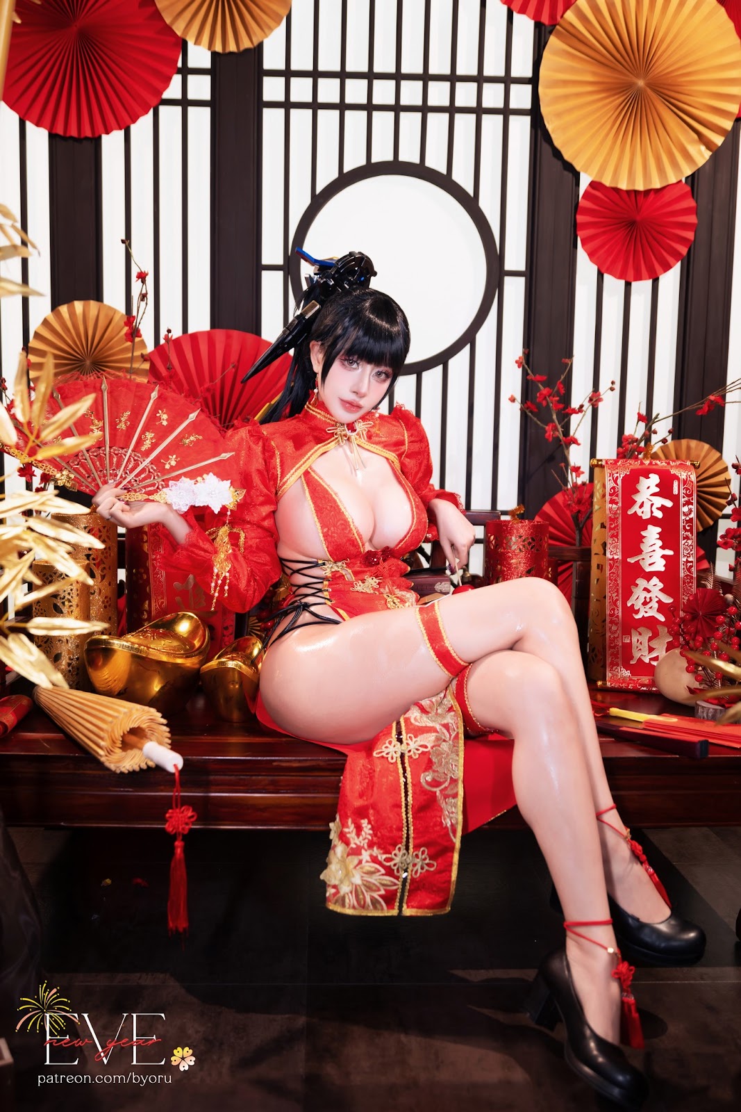 Coser@Byoru – Eve New Year Qipao - P1
