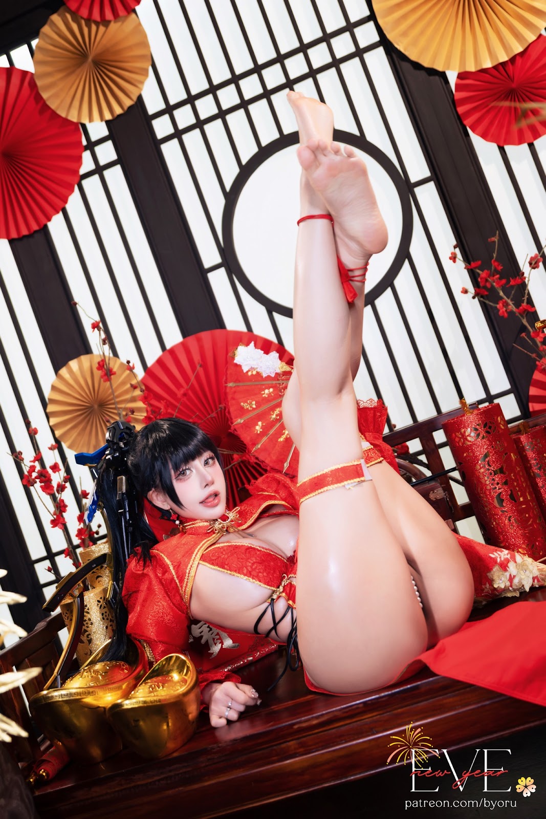 Coser@Byoru – Eve New Year Qipao - P3
