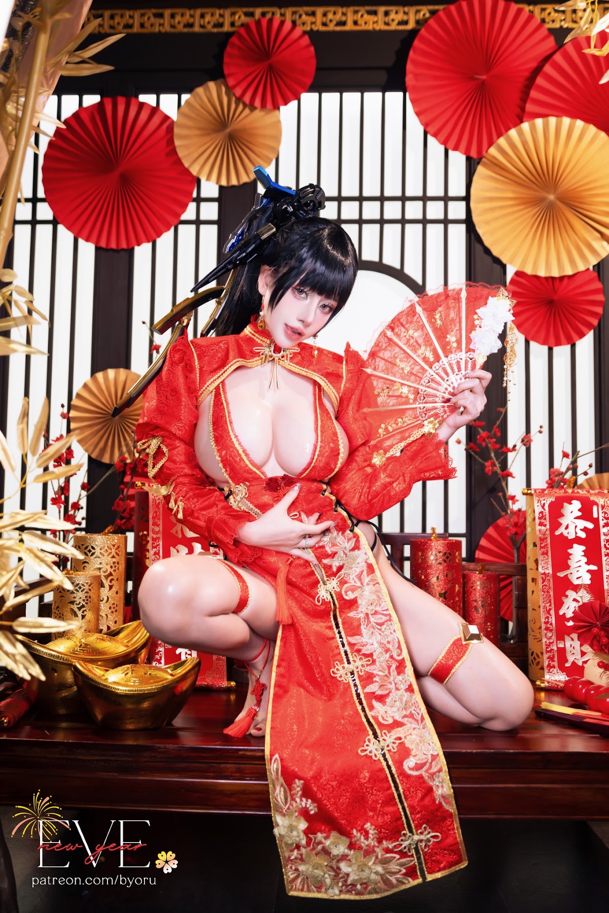 Coser@Byoru – Eve New Year Qipao - P59
