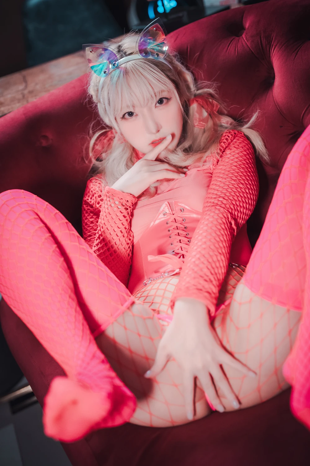 HaNari 하나리 – DJAWA 「Sheer Pink Cat Girl」 - P9
