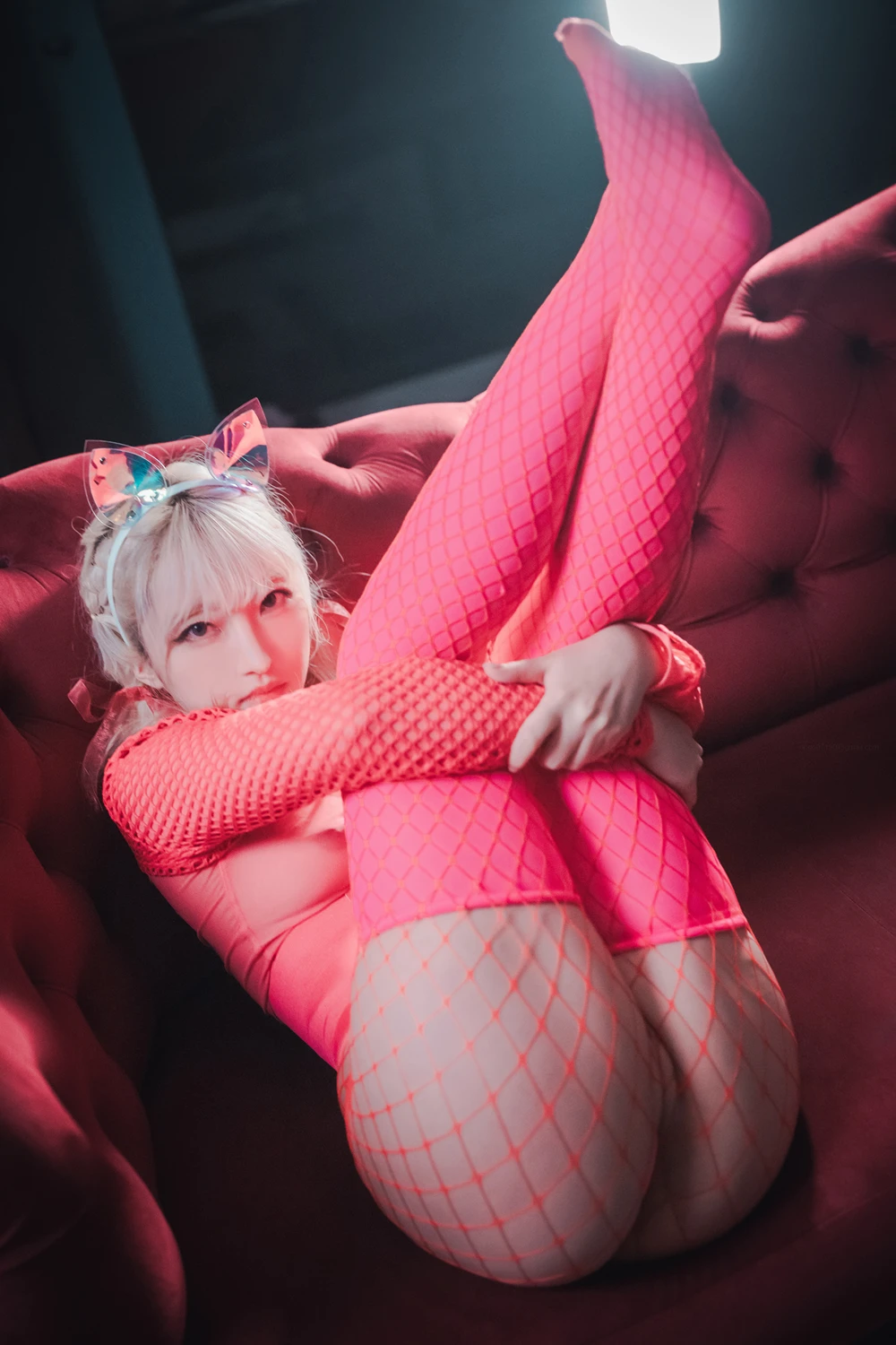 HaNari 하나리 – DJAWA 「Sheer Pink Cat Girl」 - P44