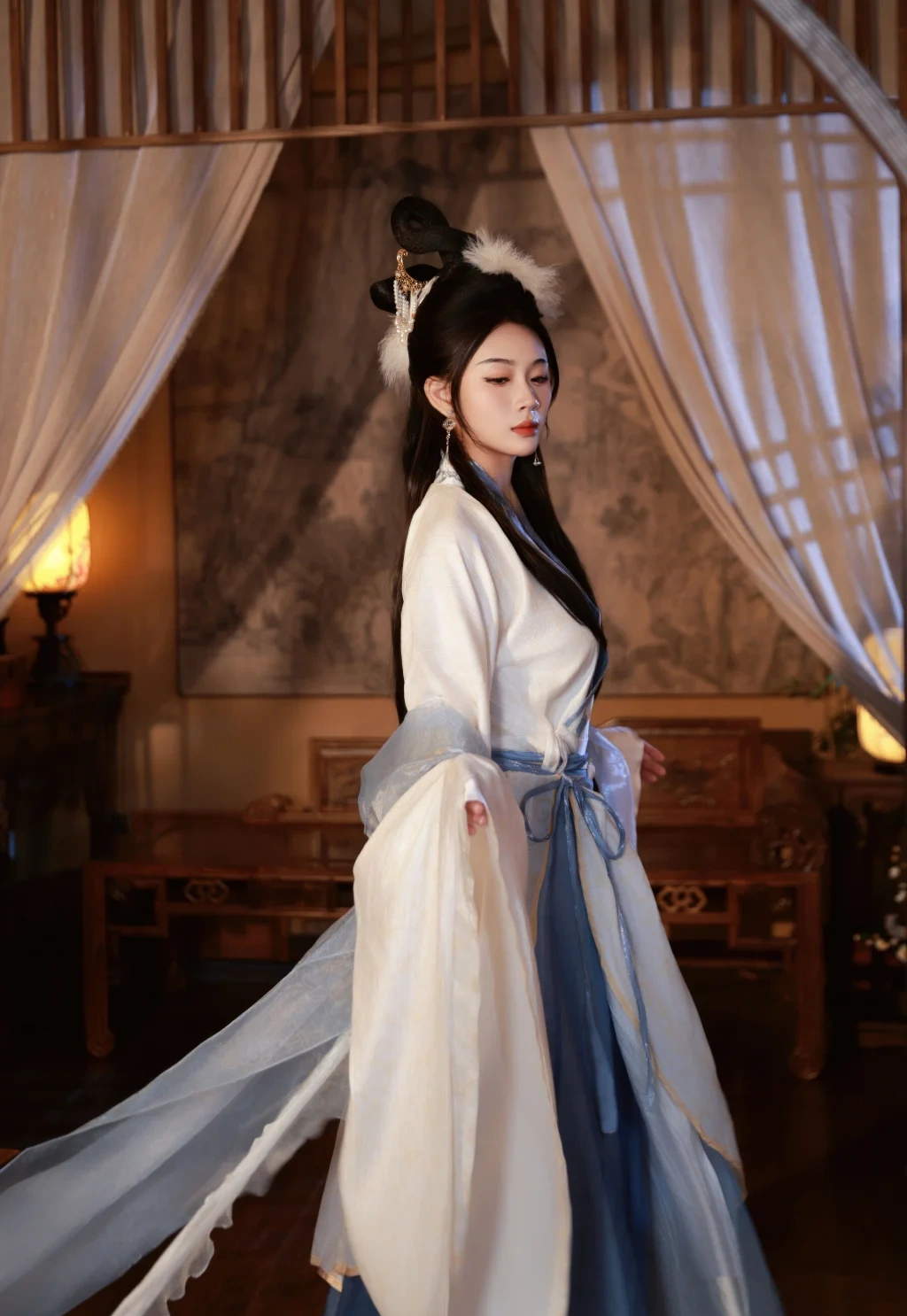 [XR Uncensored] 南乔: 中秋主题 嫦娥 古风汉服 (116 photos)