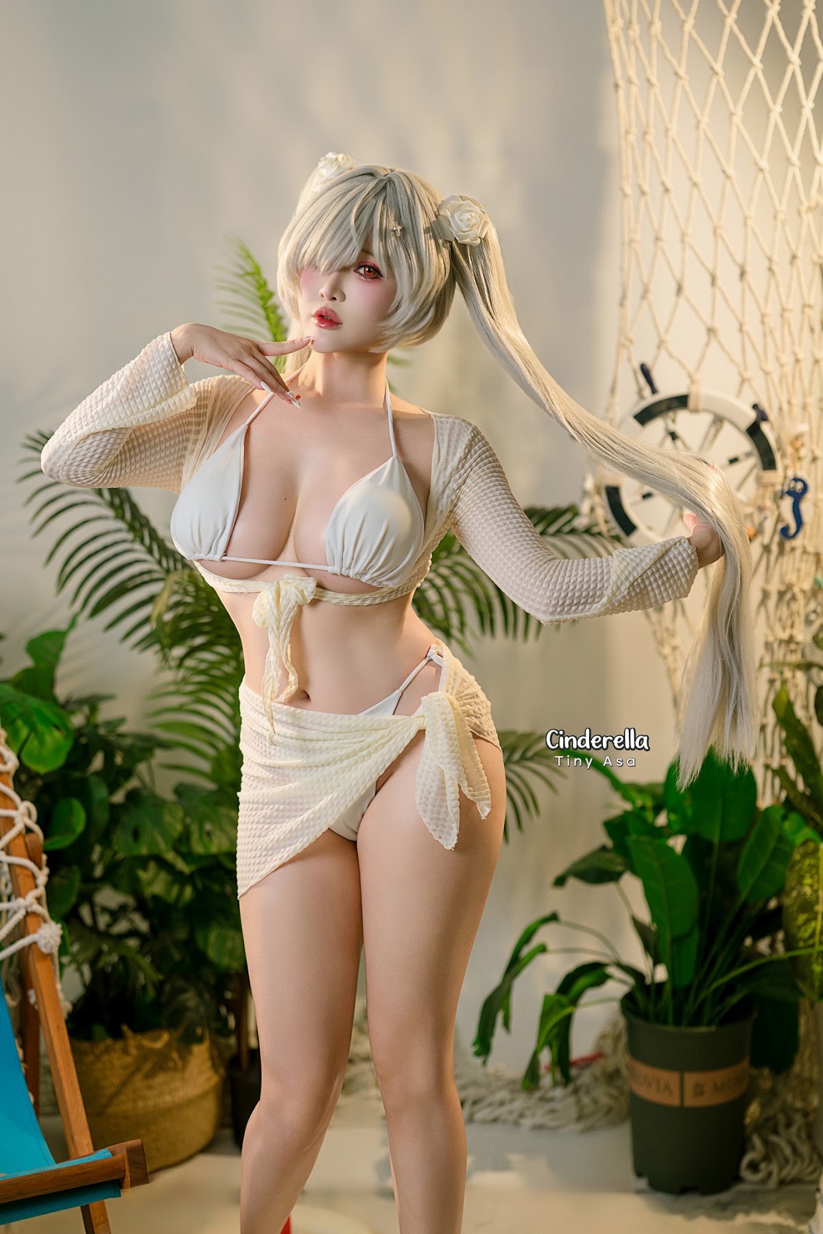 Coser@Tiny Asa – Cinderella Crystal Wave NIKKE – NIKKE 灰姑娘 琉璃波光 - P76