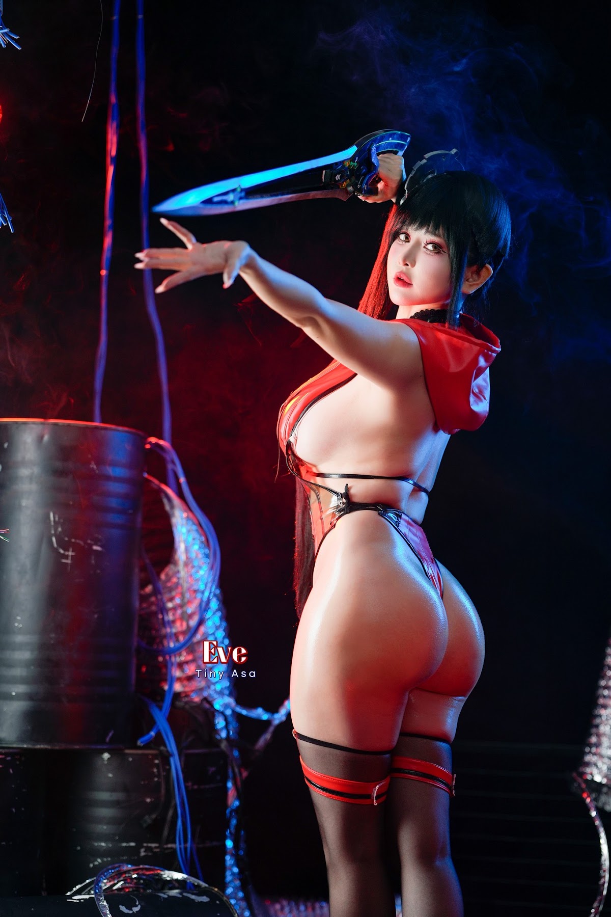 Coser@Tiny Asa – Eve Swimsuit Stellar Blade 剑星 伊芙泳装 - P3