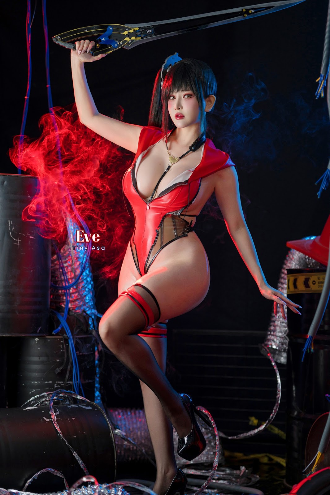 Coser@Tiny Asa – Eve Swimsuit Stellar Blade 剑星 伊芙泳装 - P67