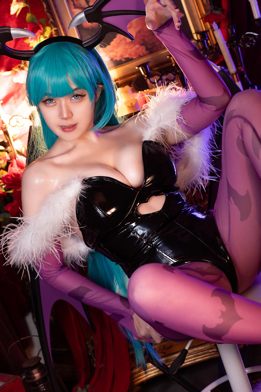 Cosplay Hatori Sama – Morrigan Darkstalkers - P16