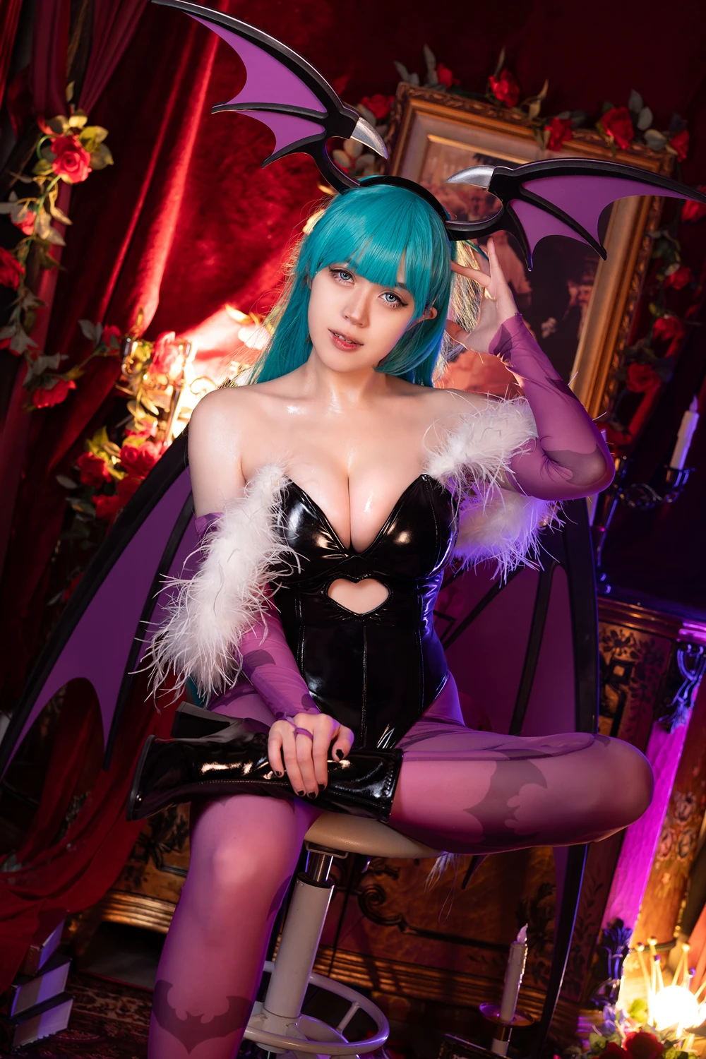 Cosplay Hatori Sama – Morrigan Darkstalkers - P18