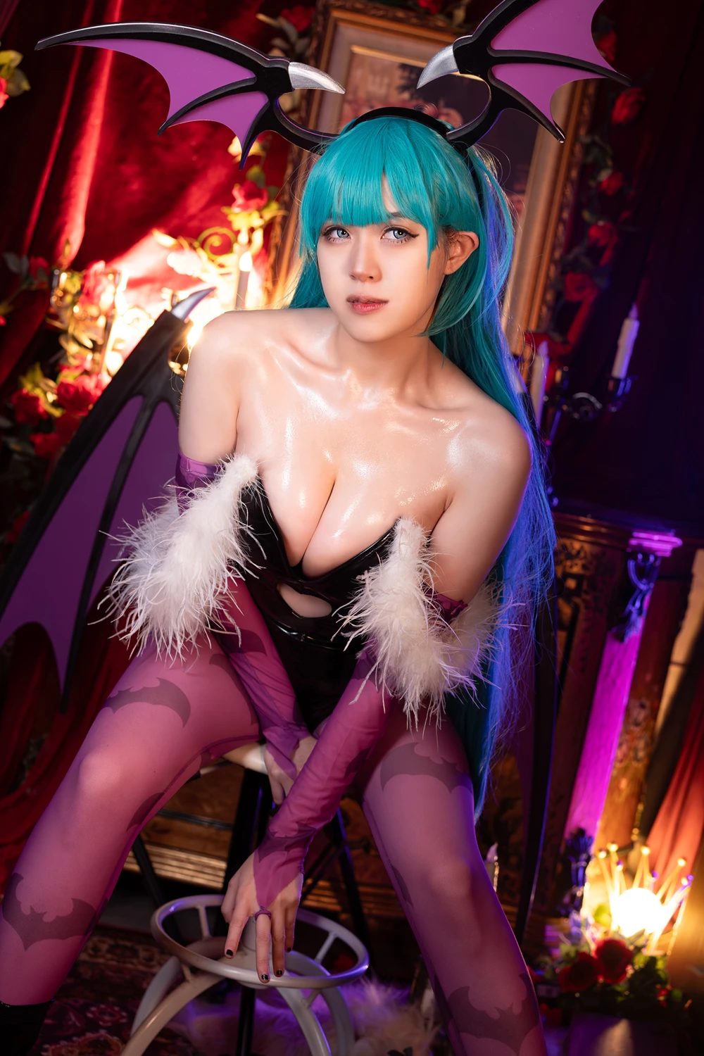 Cosplay Hatori Sama – Morrigan Darkstalkers - P19